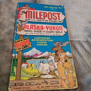 1957 Edition of The Milepost Guide to Alaska - Used